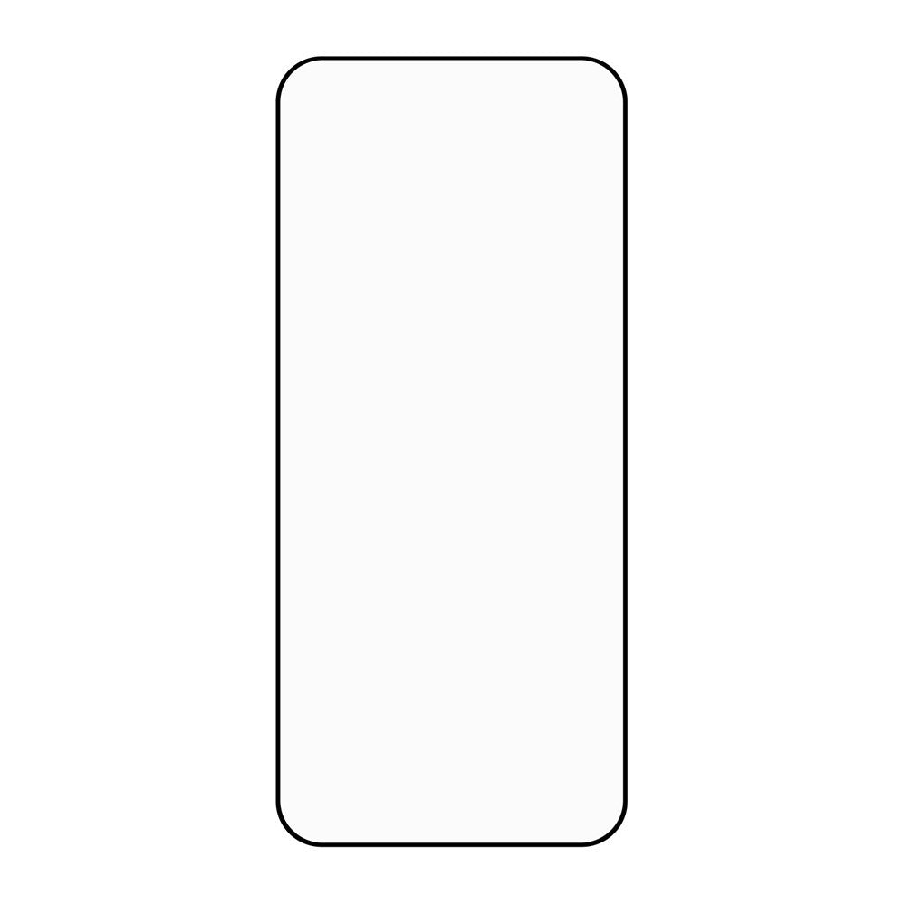 Google Pixel 10a Skærmbeskyttelsesfilm - Gennemsigtig / Sort Kant