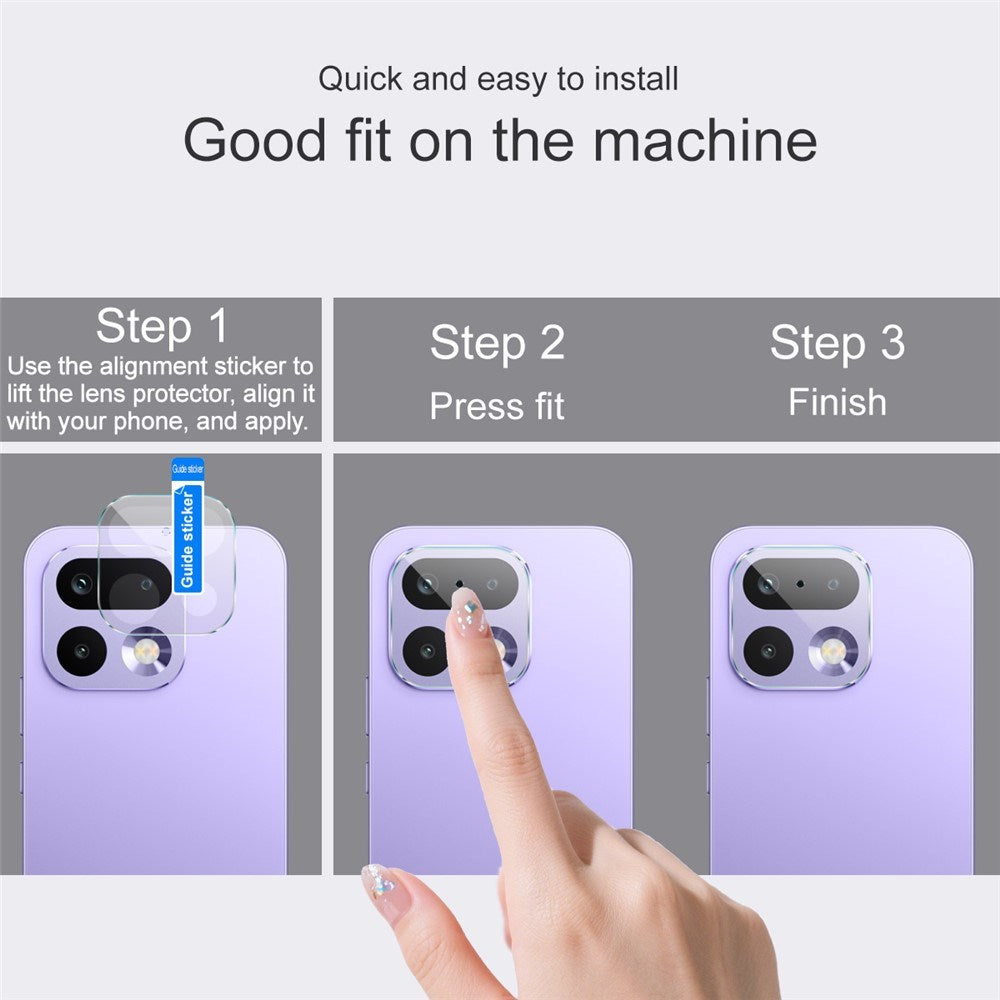 Realme 16 Pro IMAK Beskyttelsesglas til Kameralinse - Gennemsigtig