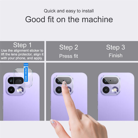 Realme 16 Pro IMAK Beskyttelsesglas til Kameralinse - Gennemsigtig