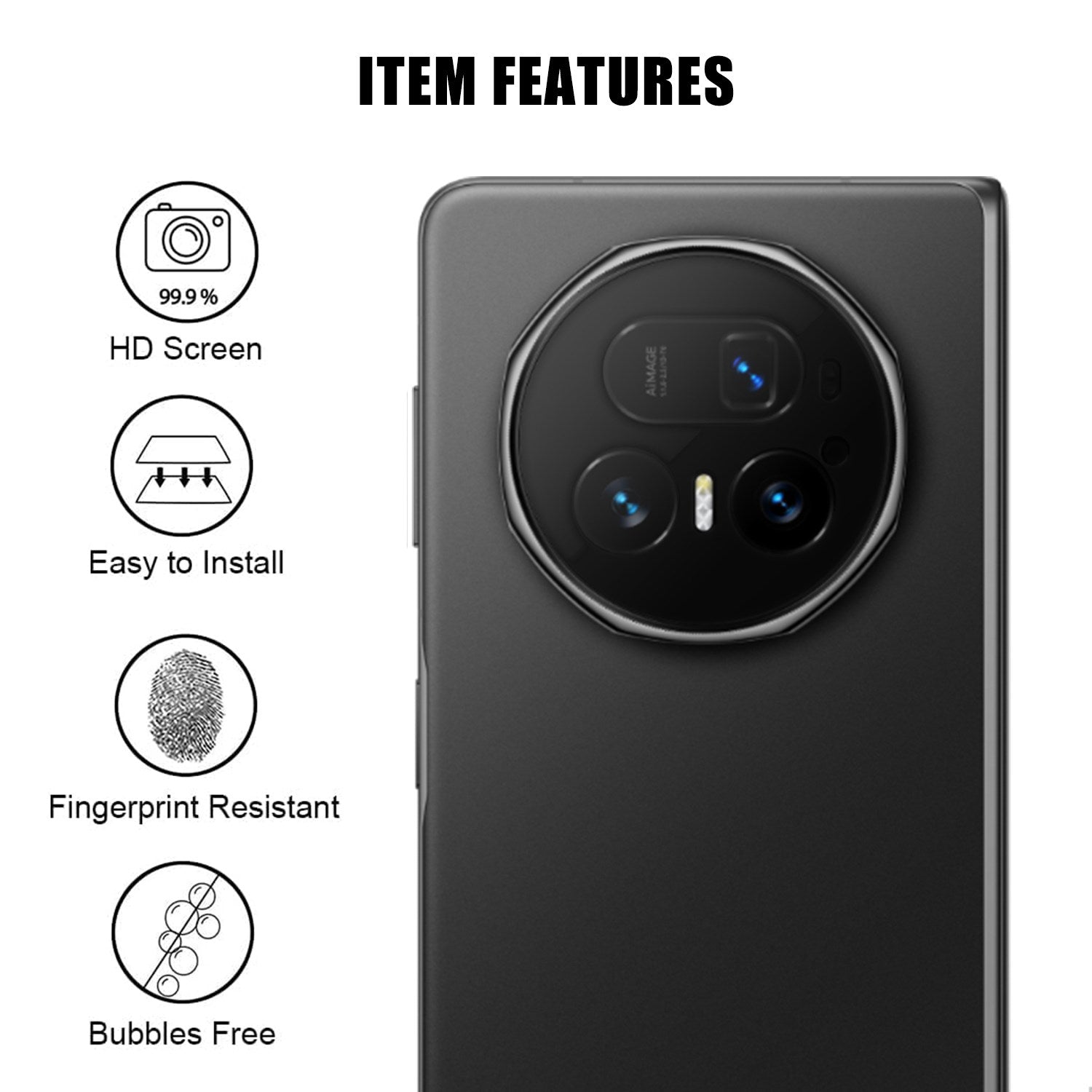 Honor Magic V5 Hærdet Kameralinsebeskyttelsesglas - Gennemsigtig
