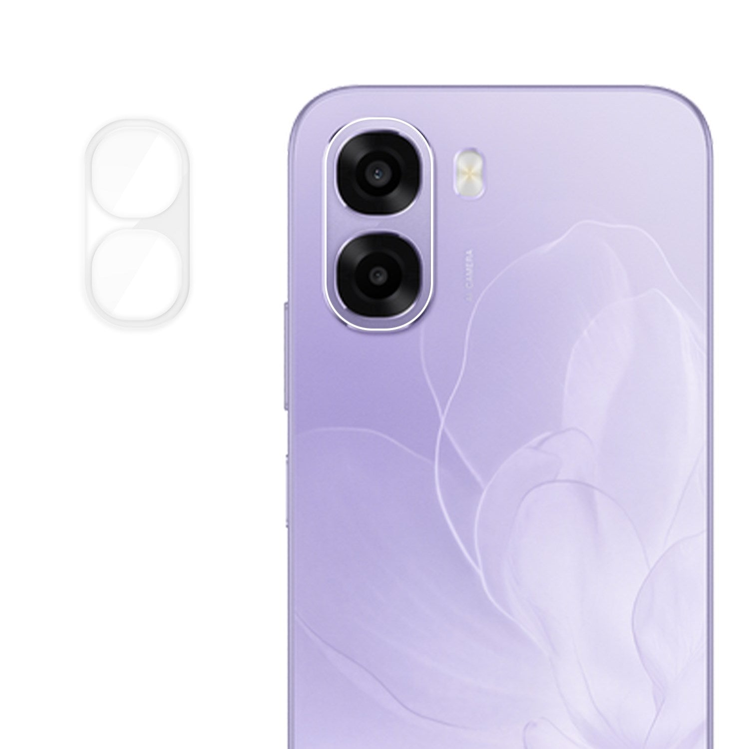 OPPO A6x Beskyttelsesglas til Kameralinse - Gennemsigtig