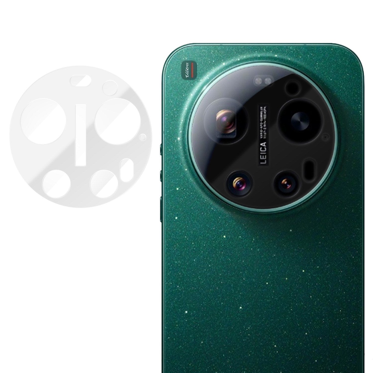 Xiaomi 17 Ultra Hærdet Kameralinsebeskyttelsesglas - Gennemsigtig