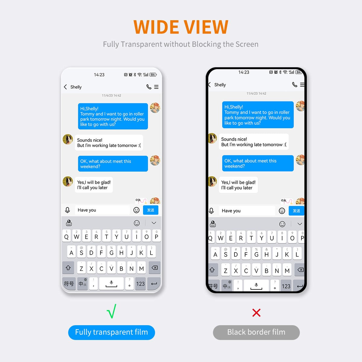 Nothing Phone (4a) / (4a) Pro ENKAY Skærmbeskyttelsesglas - 2 stk - Gennemsigtig