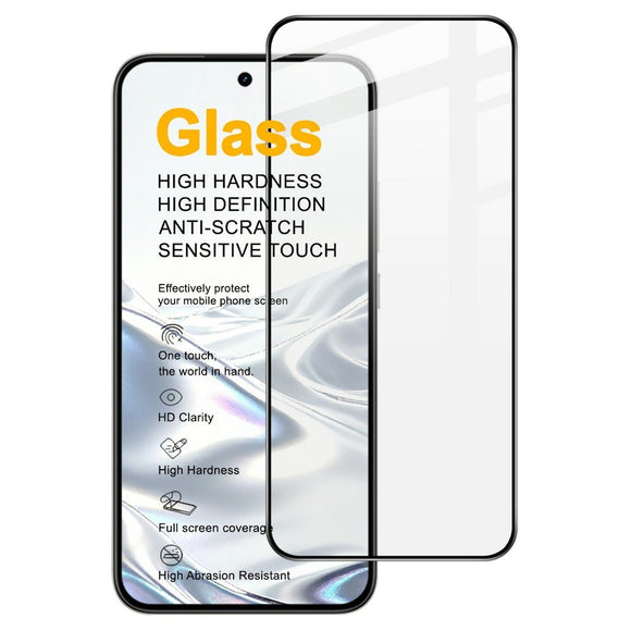 Realme 16 IMAK Hærdet Skærmbeskyttelsesglas - Gennemsigtig / Sort Kant