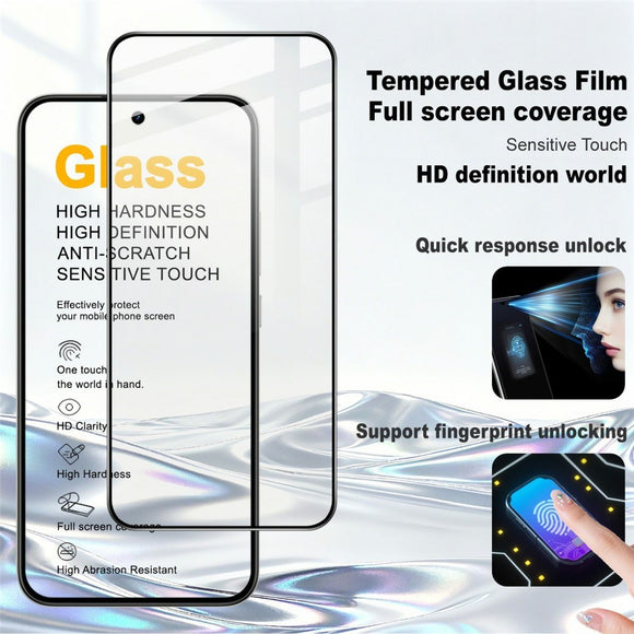 Realme 16 IMAK Hærdet Skærmbeskyttelsesglas - Gennemsigtig / Sort Kant