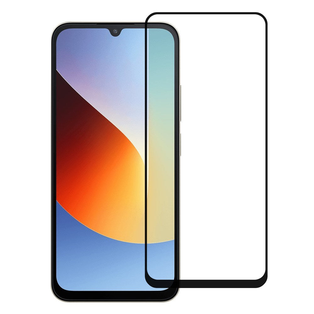 Xiaomi Redmi A7 Pro Skærmbeskyttelsesglas - Gennemsigtig / Sort Kant