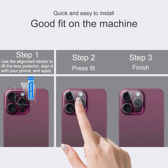 Honor 600 Pro IMAK Beskyttelsesglas til Kameralinse - Gennemsigtig