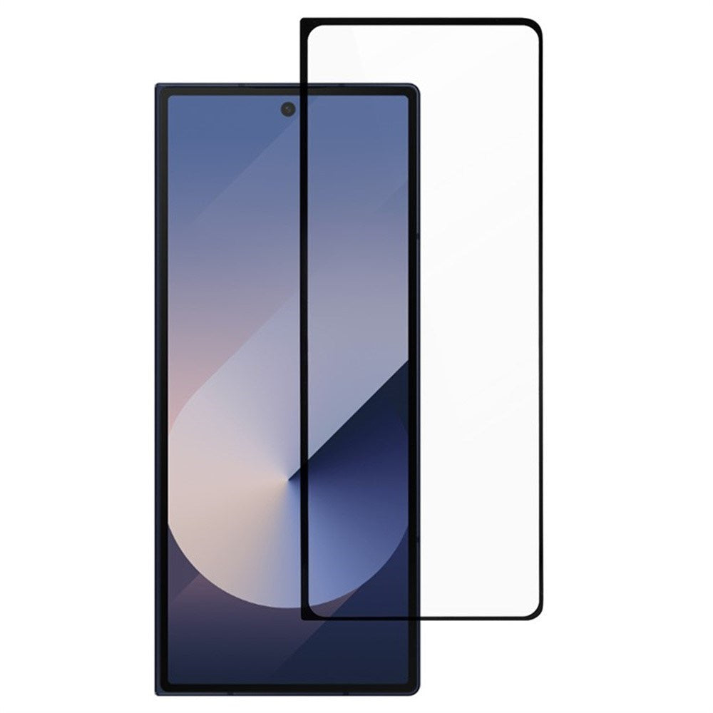 Samsung Galaxy Z Fold8 Hærdet Skærmbeskyttelsesglas - Gennemsigtig / Sort Kant