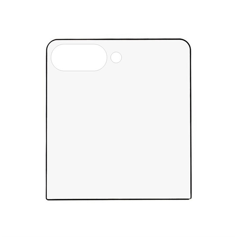 Samsung Galaxy Z Flip8 Beskyttelsesglas til Bagskærm - Gennemsigtig