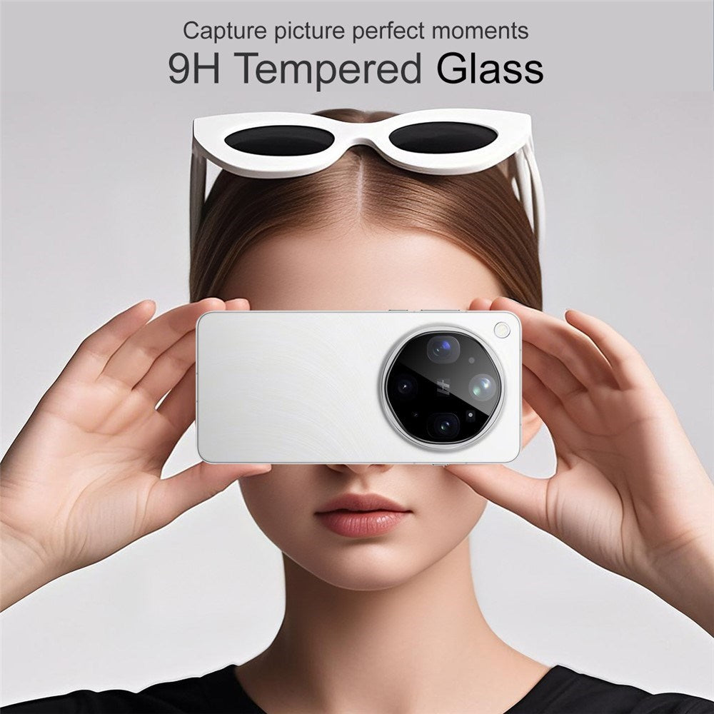 OPPO Find X9 Ultra IMAK Kameralinsebeskyttelsesglas - Gennemsigtig / Sort
