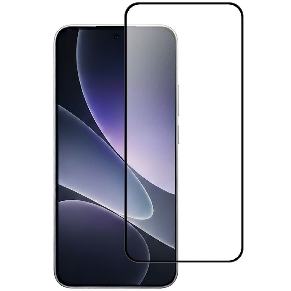 Xiaomi 17T Pro Skærmbeskyttelsesglas - Gennemsigtig / Sort Kant