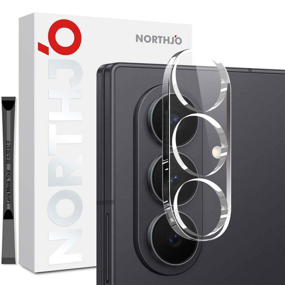 Samsung Galaxy Z Fold8 Ultra NORTHJO Hærdet Kameralinsebeskyttelsesglas - Gennemsigtig