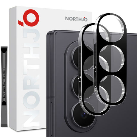 Samsung Galaxy Z Fold8 NORTHJO Hærdet Kameralinseglas - Sort