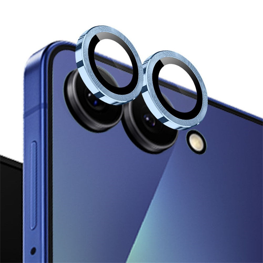 Samsung Galaxy Z Flip8 NORTHJO Kameralinsebeskyttelse - Metal & Glas - Blå
