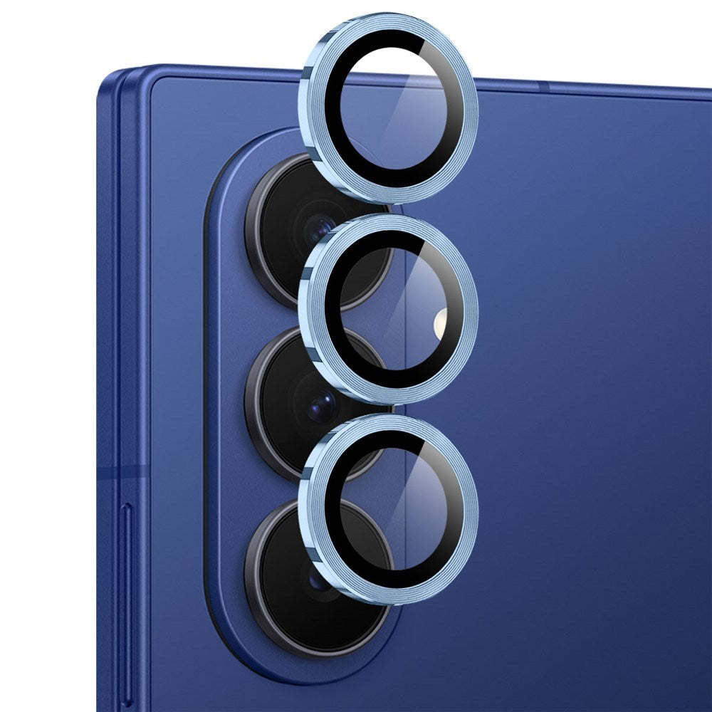 Samsung Galaxy Z Fold8 Ultra NORTHJO Kameralinsebeskyttelse - Metal & Glas - Blå
