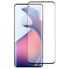 Motorola Edge 40 Pro Hærdet Glas - Full-Fit - Skærmbeskyttelse m. Sort Kant