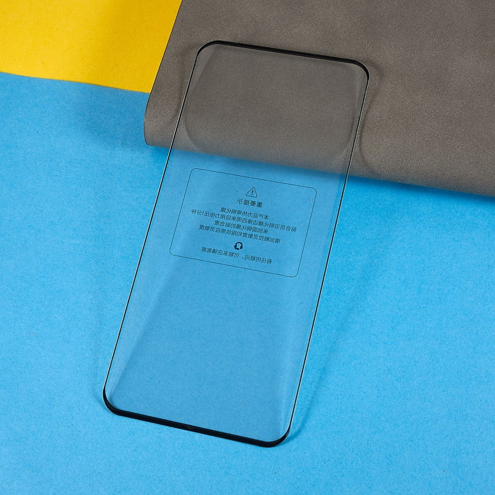 Motorola Edge 40 Pro Hærdet Glas - Full-Fit - Skærmbeskyttelse m. Sort Kant