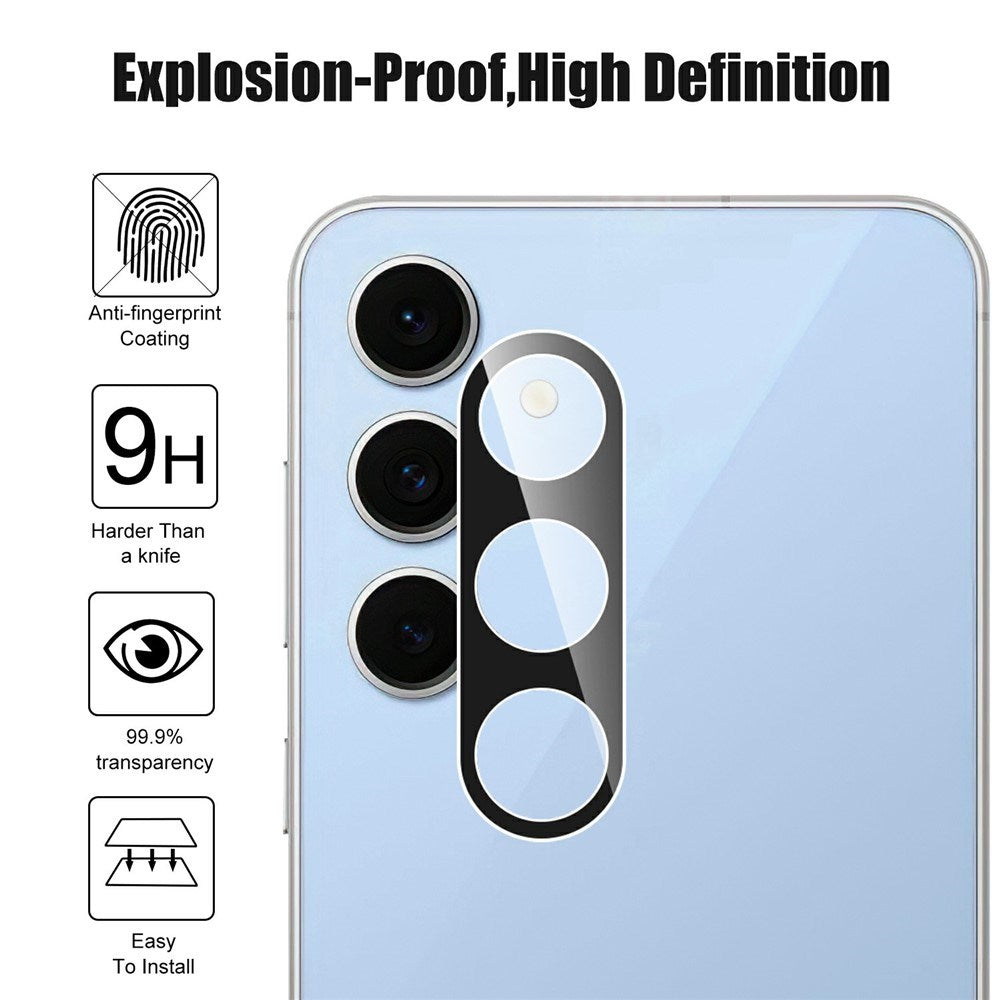 Samsung Galaxy S26 FE Beskyttelsesglas til Kameralinse - Sort