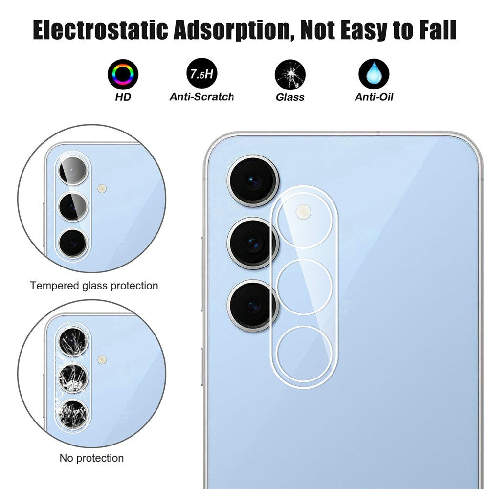 Samsung Galaxy S26 FE Beskyttelsesglas til Kameralinse - Gennemsigtig