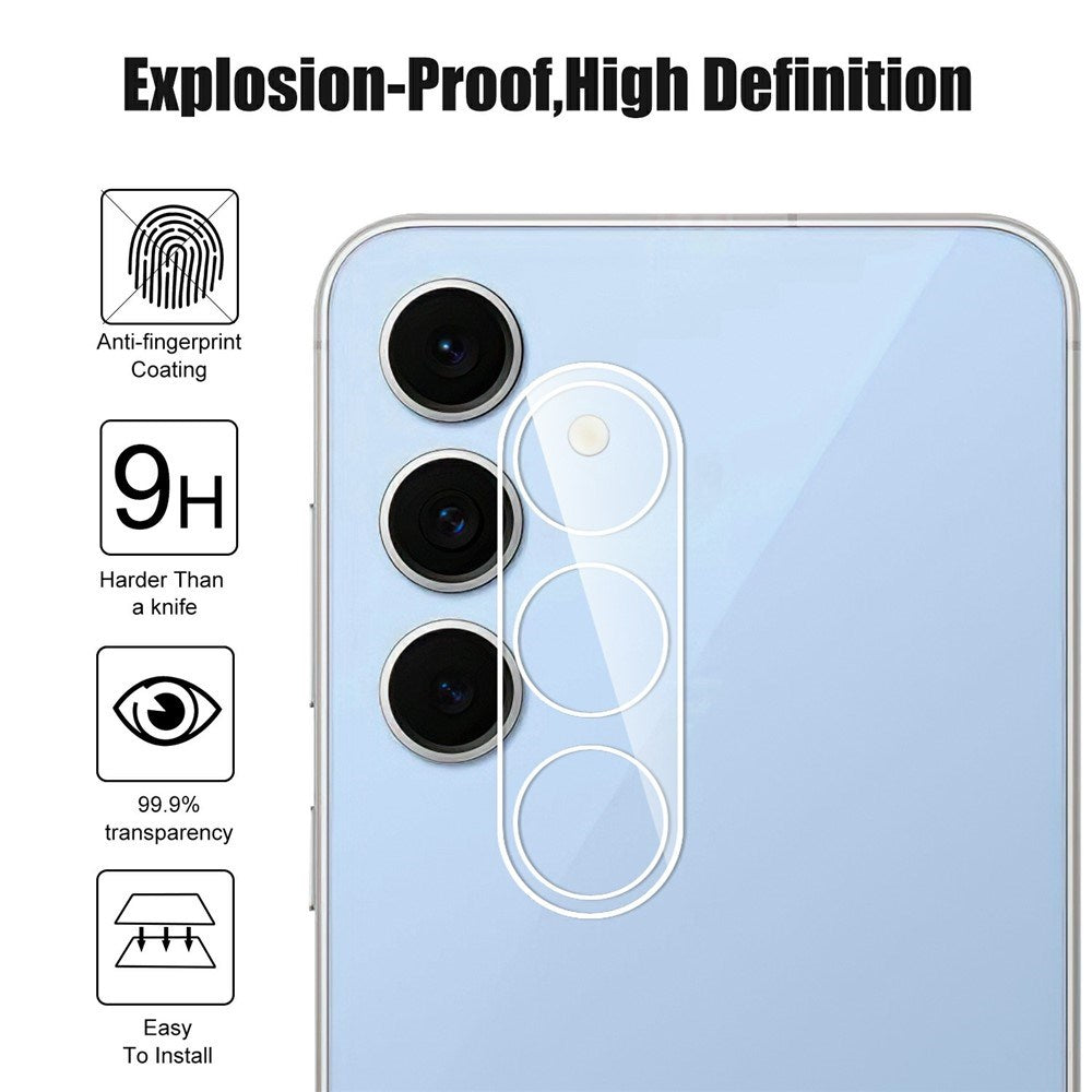 Samsung Galaxy S26 FE Beskyttelsesglas til Kameralinse - Gennemsigtig