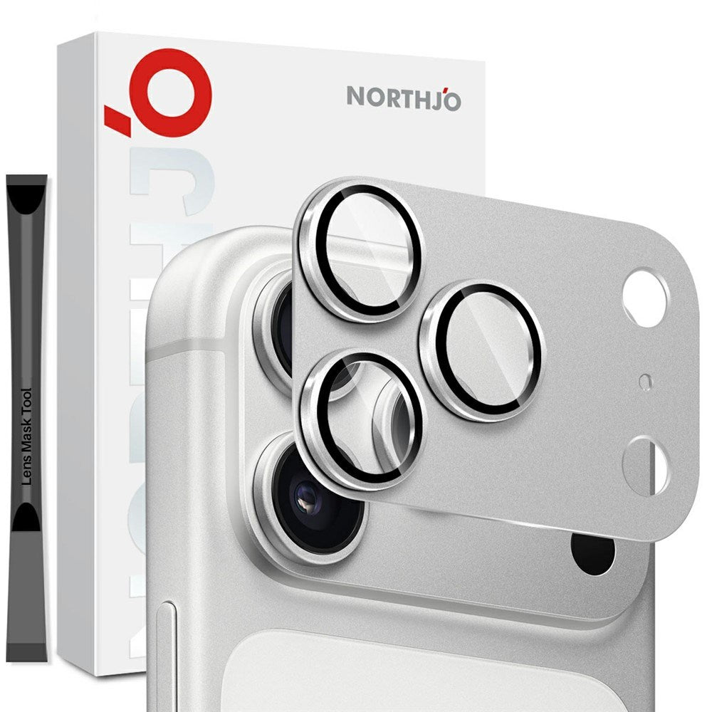 iPhone 18 Pro Max NORTHJO Kameralinsebeskyttelse - Grå