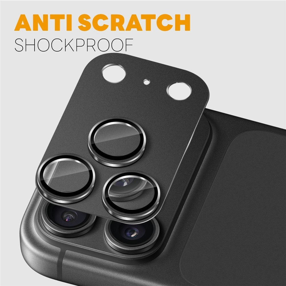 iPhone 18 Pro NORTHJO Kameralinsebeskyttelse - Sort