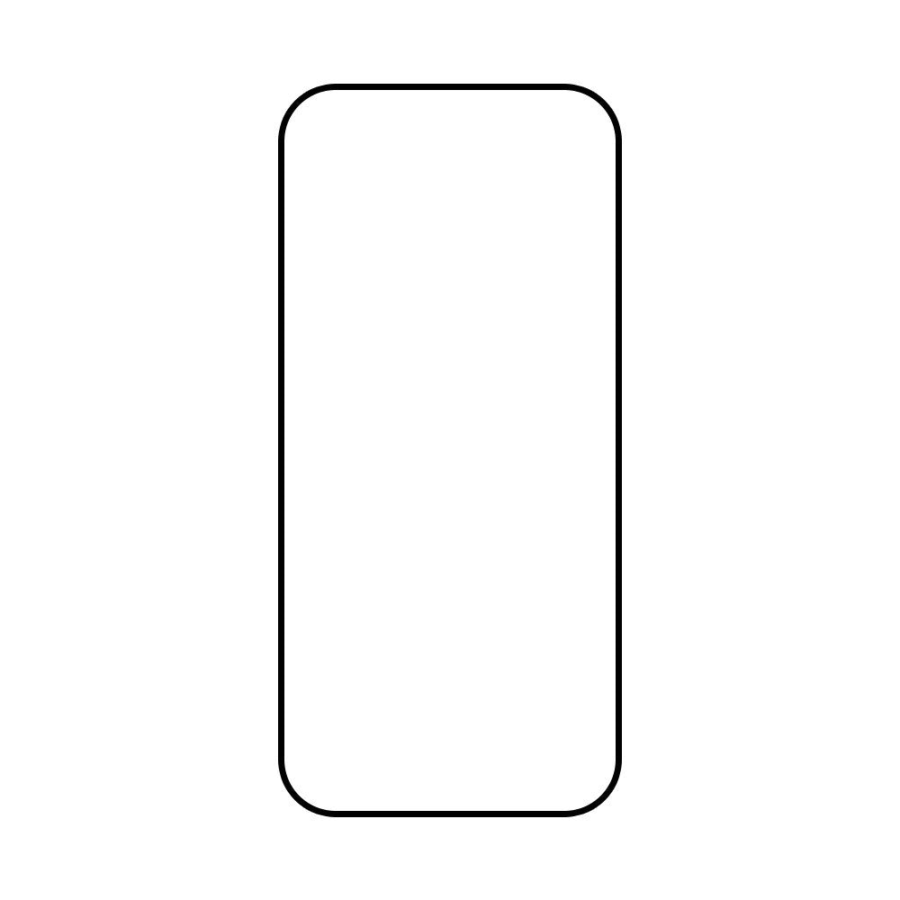 Motorola Moto G37 / G47 Skærmbeskyttelse m. Sort Kant - Gennemsigtig