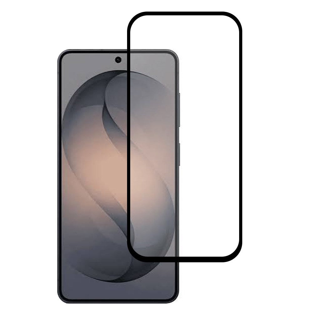 Samsung Galaxy S26 FE Skærmbeskyttelsesglas - Gennemsigtig / Sort Kant
