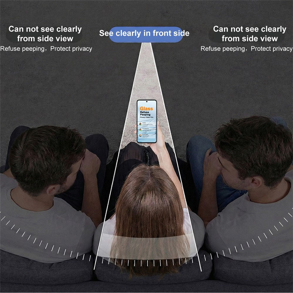 Samsung Galaxy Z Fold8 IMAK Privacy Skærmbeskyttelsesglas - Gennemsigtig