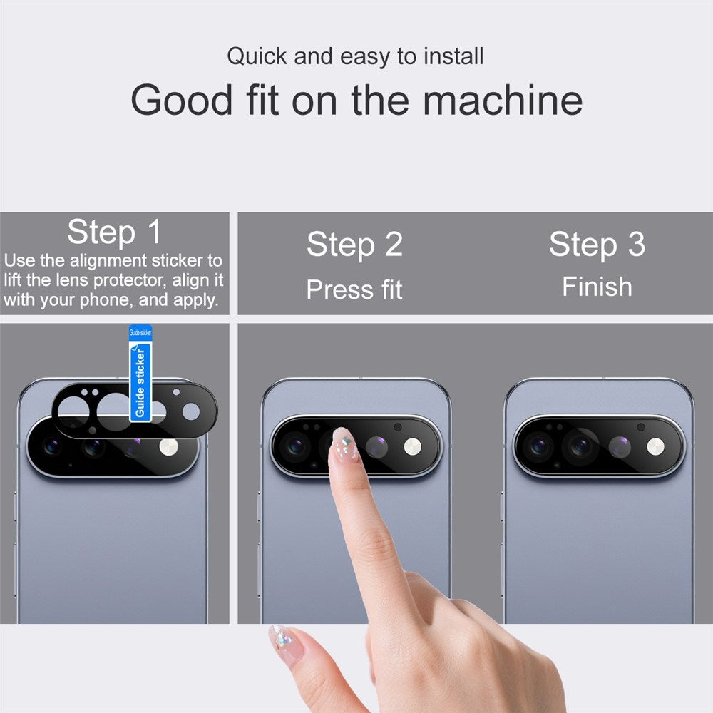 Google Pixel 11 Pro IMAK Kameralinsebeskyttelse - Sort