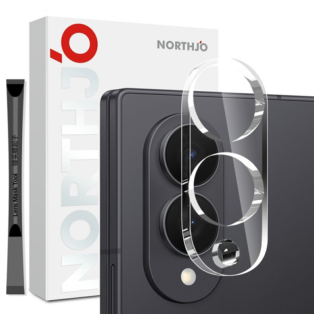 Samsung Galaxy Z Fold8 NORTHJO Hærdet Kameralinsebeskyttelsesglas - Gennemsigtig