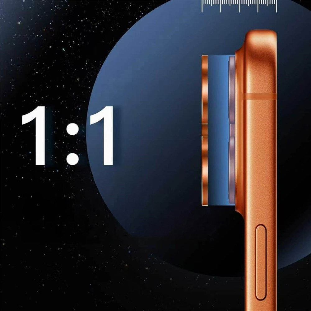 iPhone 18 Pro Kameralinsebeskyttelse - Metal & Glas - Orange
