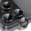 iPhone 18 Pro Kameralinsebeskyttelse - Metal & Glas - Sort