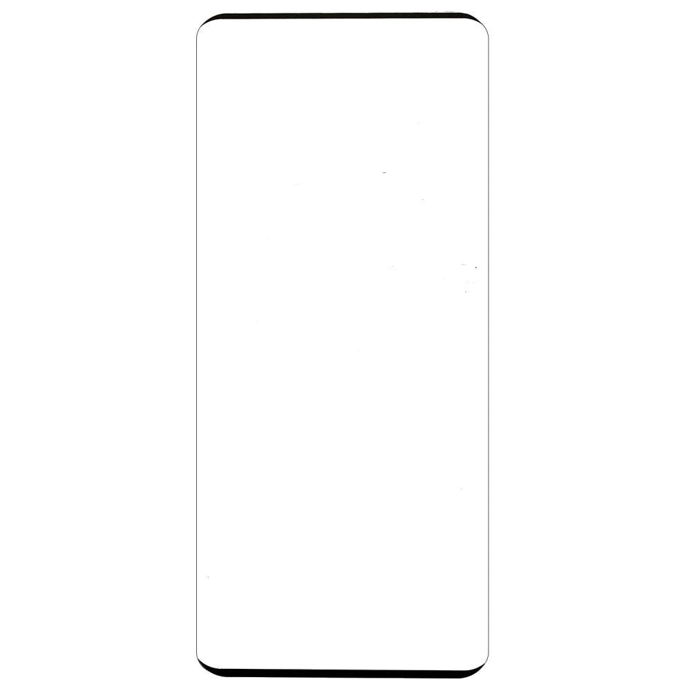 OnePlus 11 / 10 Pro / 9 Pro Arc Edge Hærdet Glas - Case Friendly - Skærmbeskyttelse - Gennemsigtig m. Sort Kant