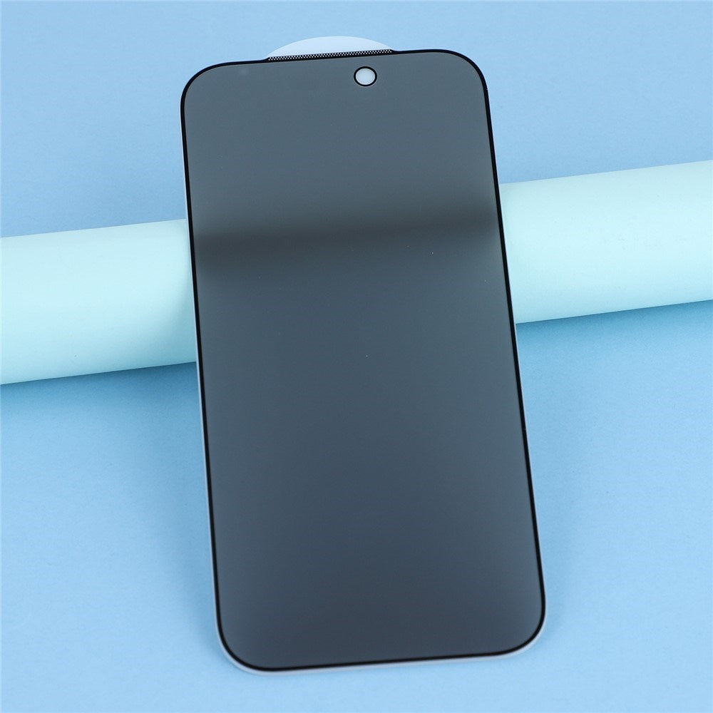 iPhone 18 Pro 2.5D Arc Edge Hærdet Glas Skærmbeskytter - Privacy - Gennemsigtig