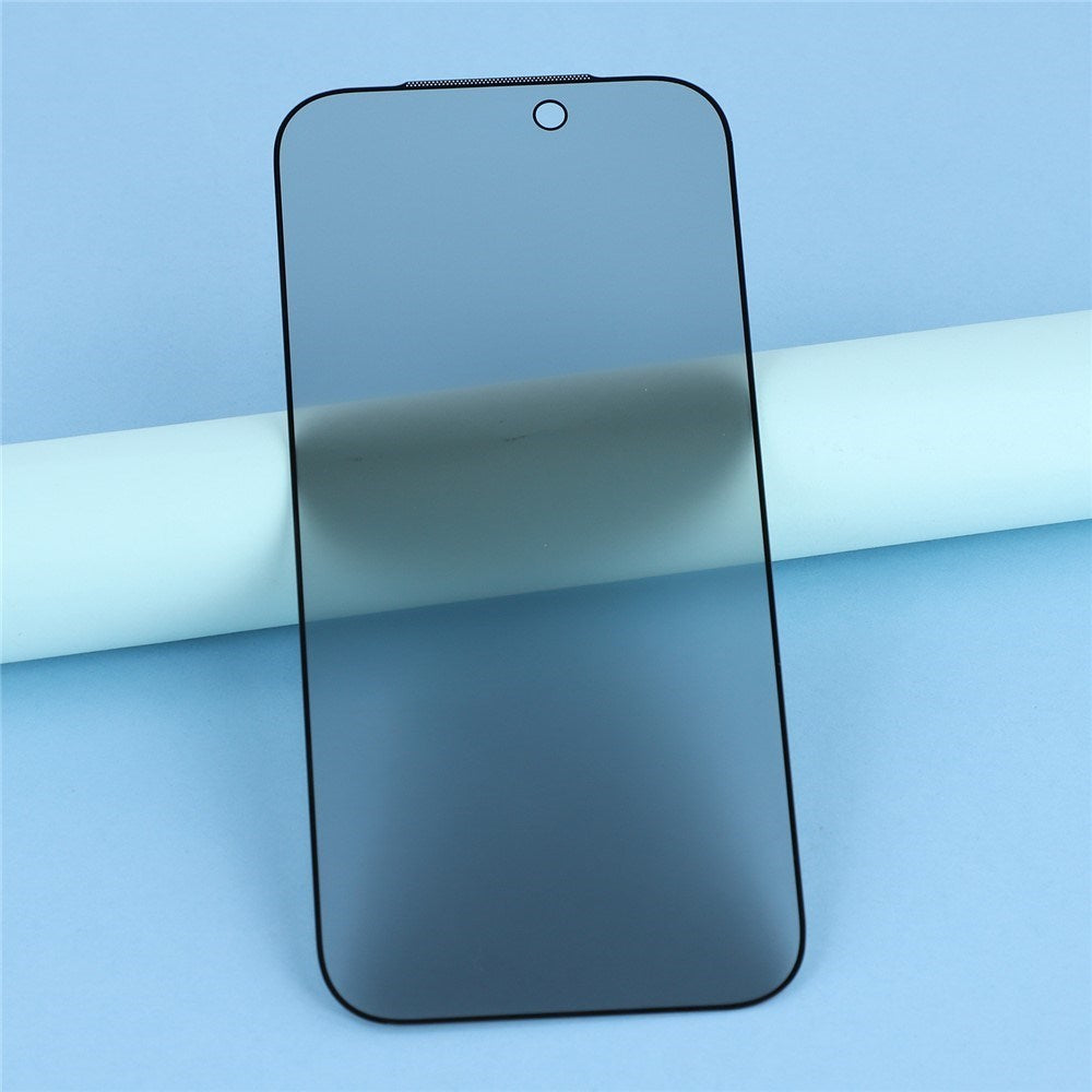 iPhone 18 Pro 2.5D Arc Edge Hærdet Glas Skærmbeskytter - Privacy - Gennemsigtig