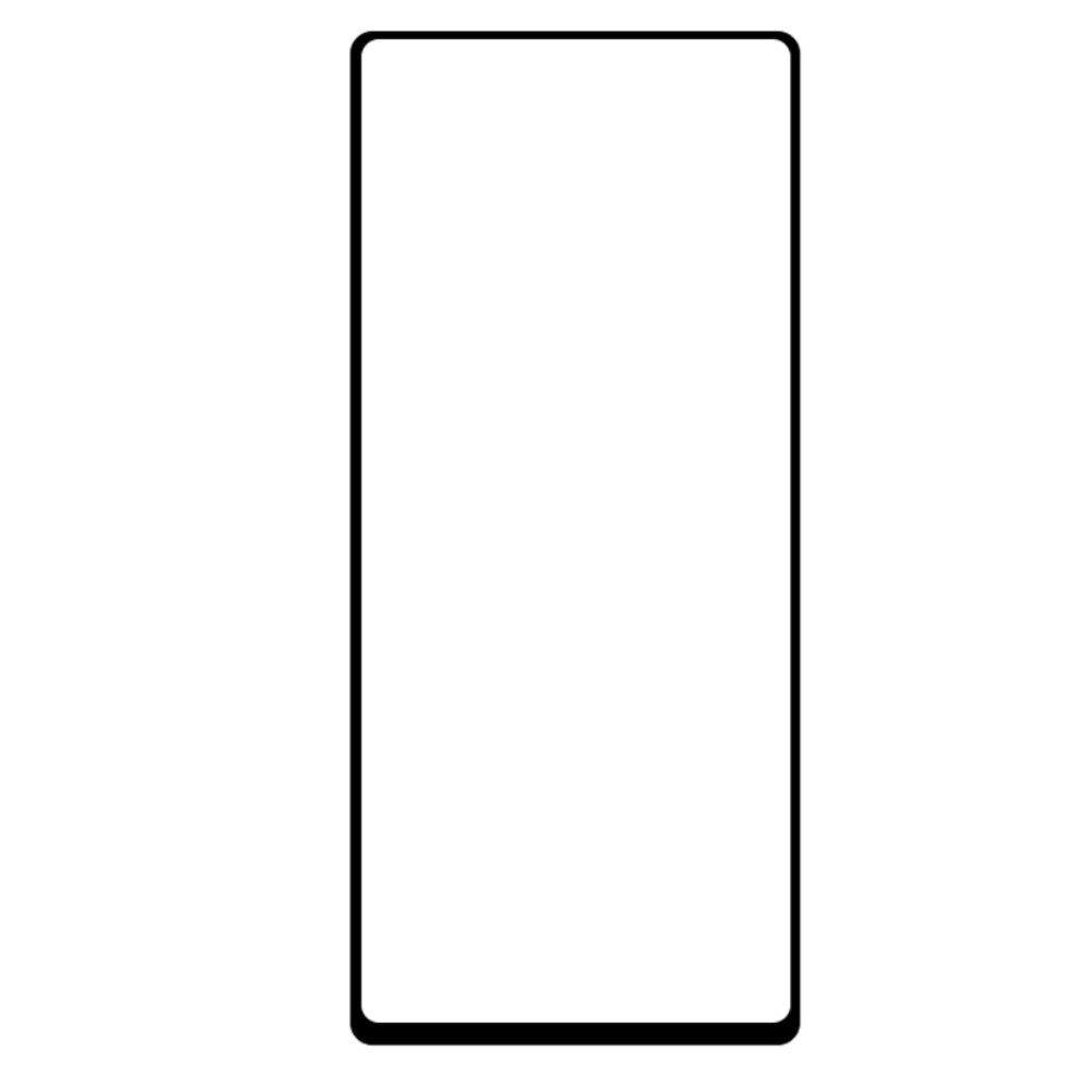 Google Pixel 7A Full Fit Hærdet Skærmbeskyttelsesglas - Gennemsigtig / Sort