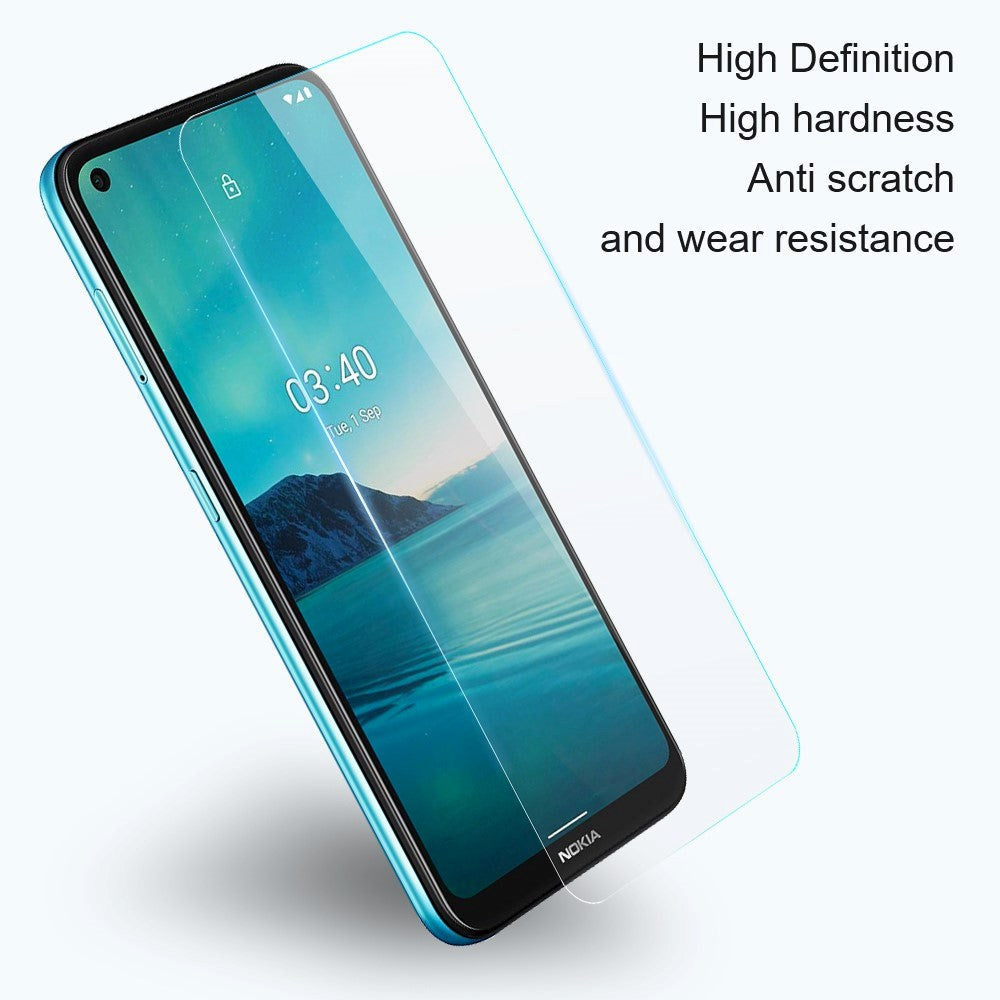 Nokia C22 AMORUS Hærdet Glas Skærmbeskyttelse - Case Friendly - Gennemsigtig
