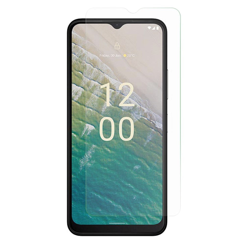 Nokia C32 Arc Edge Hærdet Glas Skærmbeskyttelse - Case Friendly - Gennemsigtig