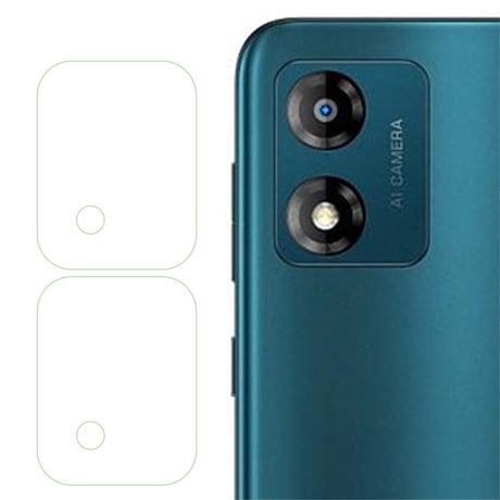 Motorola Moto E13 Kameralinse Beskyttelsesglas - 2-Pak - Gennemsigtig