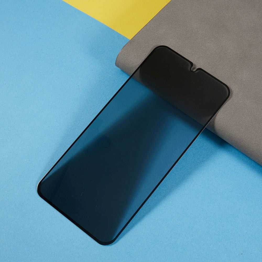 Samsung Galaxy A34 (5G) Hærdet Glas Skærmbeskyttelse m. Privacy - Full Fit - Sort Kant