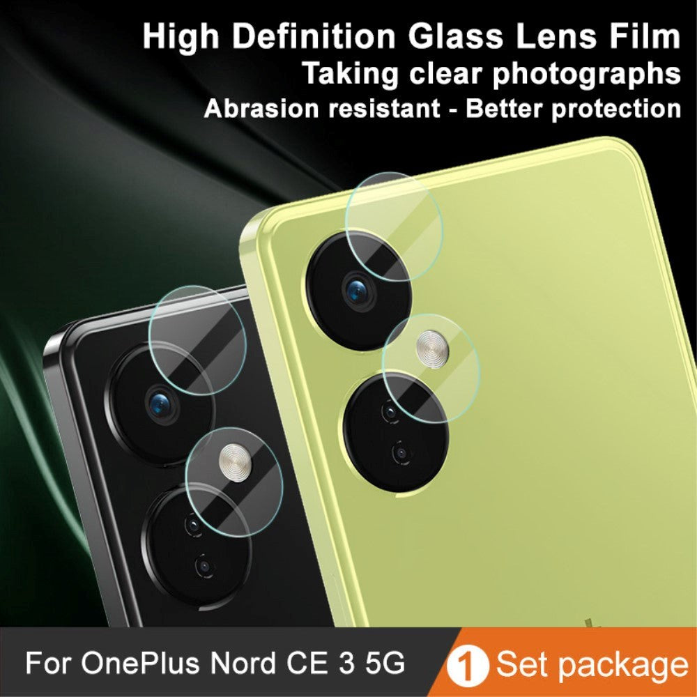 OnePlus Nord CE 3 Lite IMAK Beskyttelsesglas til Kameralinse - Gennemsigtig