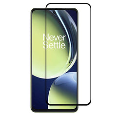 OnePlus Nord CE 3 Lite Arc Edge Hærdet Glas Skærmbeskyttelse - Case Friendly - Sort Kant