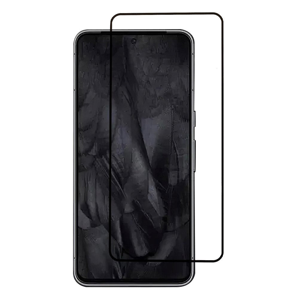 Google Pixel 8 Hærdet Glas Skærmbeskyttelse - Full-Fit - Sort Kant