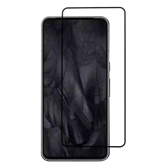 Google Pixel 8 Hærdet Glas Skærmbeskyttelse - Full-Fit - Sort Kant