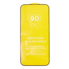 iPhone 15 Hærdet Glas - Full-Fit - Skærmbeskyttelse - Sort