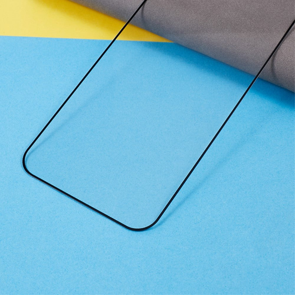 iPhone 15 Hærdet Glas - Full-Fit - Skærmbeskyttelse - Sort