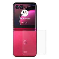 Motorola Razr 40 Ultra Bagside Bund Beskyttelsesfilm - Gennemsigtig