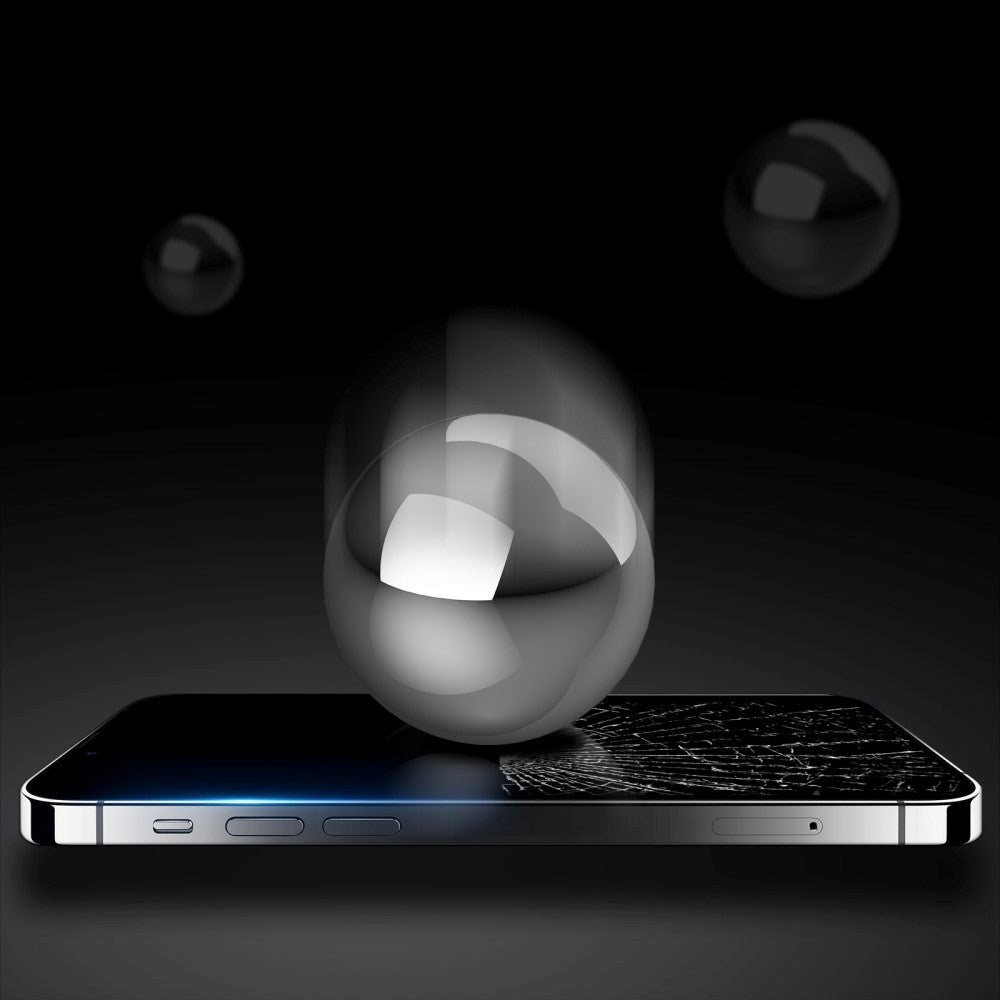 iPhone 15 Plus Dux Ducis Full-Fit Skærmbeskyttelse - Sort Kant