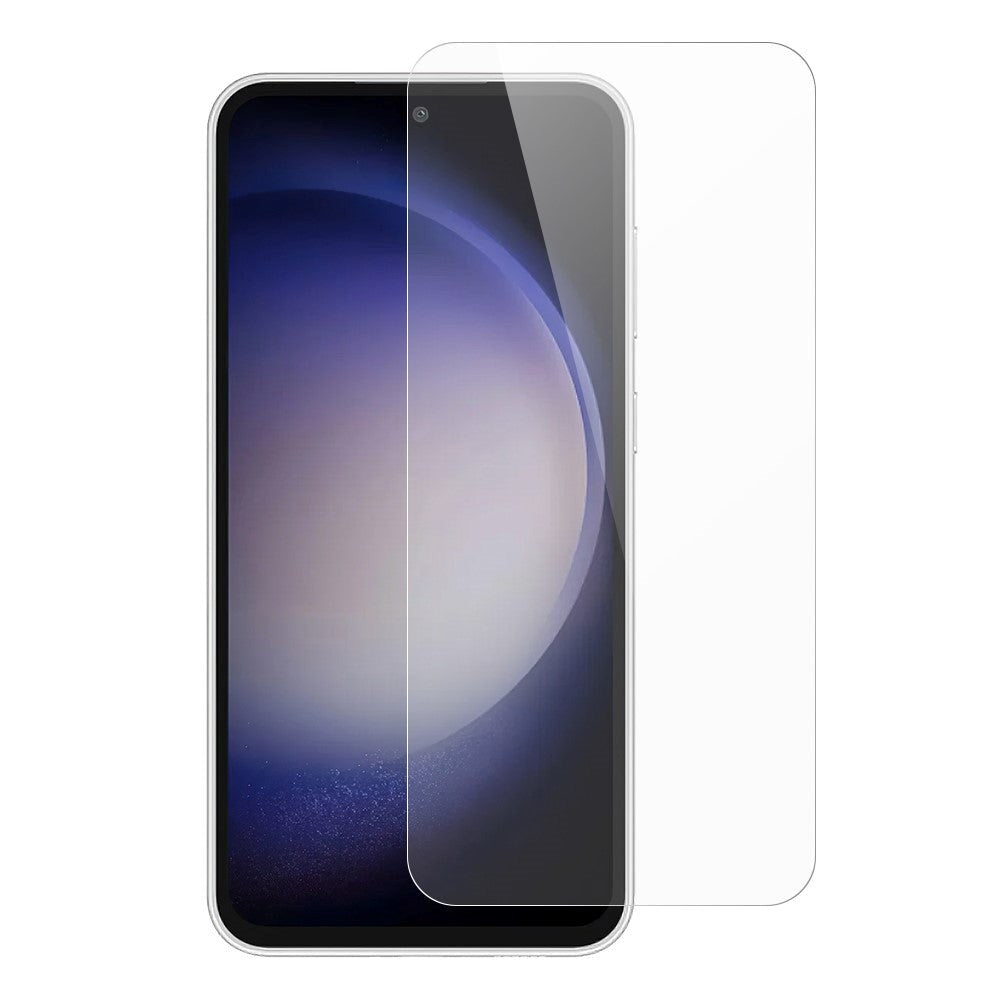 Samsung Galaxy S23 FE Hærdet Glas Skærmbeskyttelse - Case Friendly - Gennemsigtig